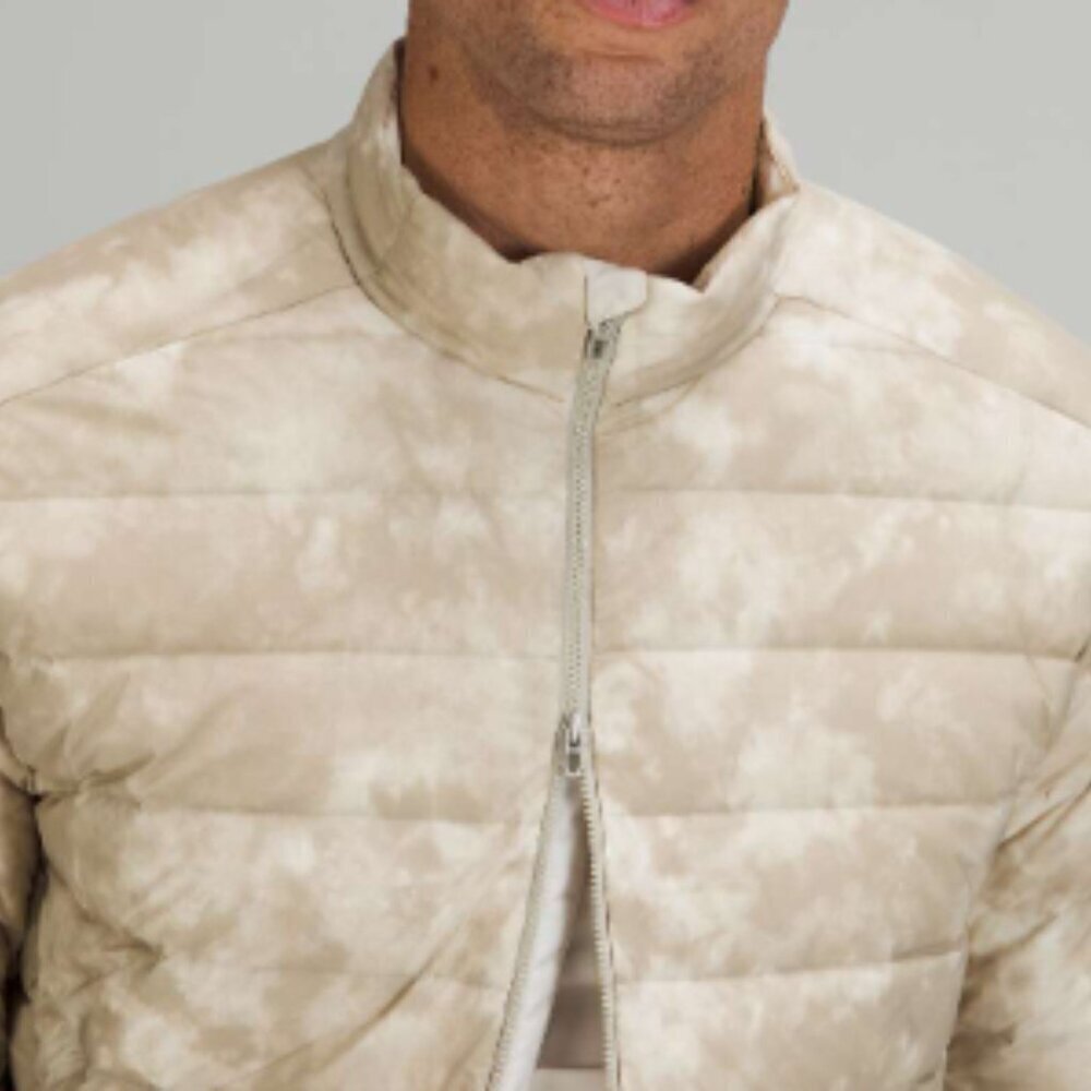 lululemon athletica Beige Tie-Dye Puffer Jacket No Wear Excellent condition - Picture 5 of 10